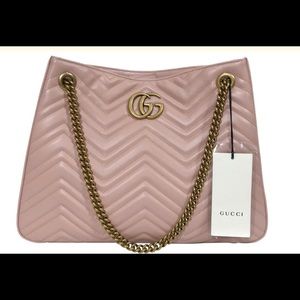 Gucci Marmont Gg light pink shoulder bag